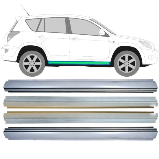 Frontruderamme voor Toyota Rav4 2006-2013 / Links + Rechts / Set 14910 Frontruderamme voor Toyota Rav4 2006-2013 / Links + Rechts / Set 14910