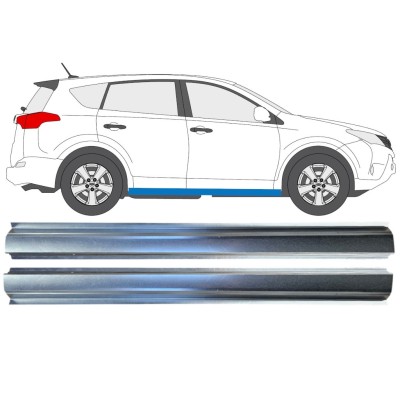 Reparatie dorpel voor Toyota Rav4 2013-2018 / Links + Rechts / Set 16493