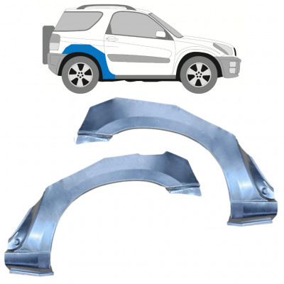 Reparatiepaneel achterspatbord voor Toyota RAV4 2000-2005 / Links + Rechts / Set 10399