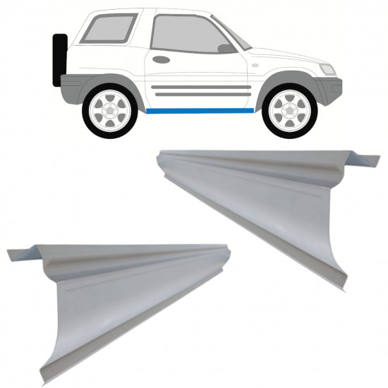 TOYOTA RAV4 1994-2000 3 DEUR DORPEL REPARATIEPANEL / RECHTS = LINKS / SET