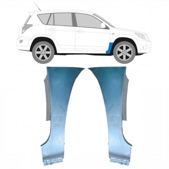 Reparatiepaneel voorspatbord voor Toyota Rav4 2006-2013 / Links / Rechts / Links + Rechts / Set 12896