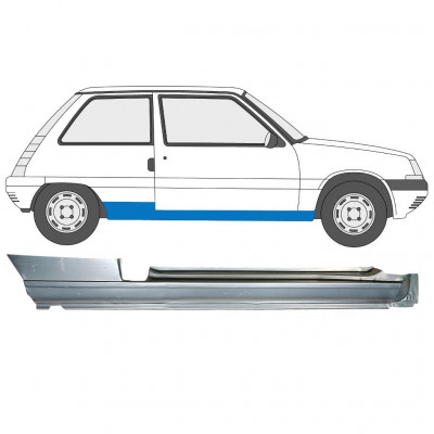 Reparatie dorpel voor Renault 5 1984-1996 / Rechts 7383