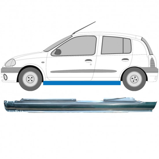 Reparatie dorpel voor Renault Clio 1998-2012 / Links 6969