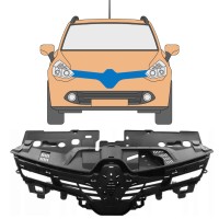 Grill voor Renault Clio IV 2012-2016 16230