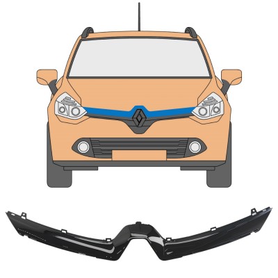 Grill lijst voor Renault Clio IV 2012-2016 16231