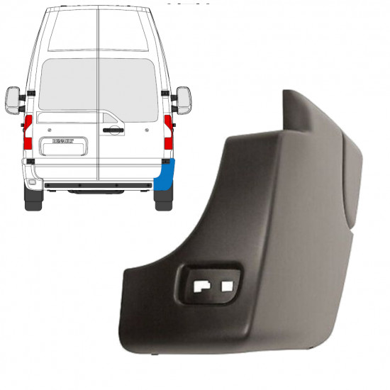 Achterbumper hoek voor R Master 2010- / Rechts 7368