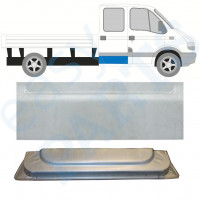 Binnen + buiten reparatiepaneel achter deur voor Renault Master 1998-2010 / Links = Rechts (symmetrisch) / Dubbele cabine / Set 9798