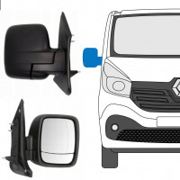 Handmatige buitenspiegel voor Renault Trafic 2014- / Rechts 8227