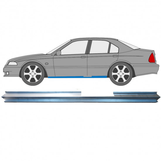 Reparatiepaneel bovenste deel dorpel voor Rover 400 1995-2000 / Links 8113