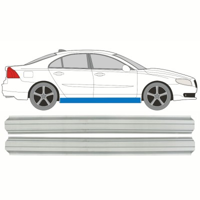 Reparatie dorpel voor Volvo S80 2006-2016 / Links = Rechts (symmetrisch) / Set 10250