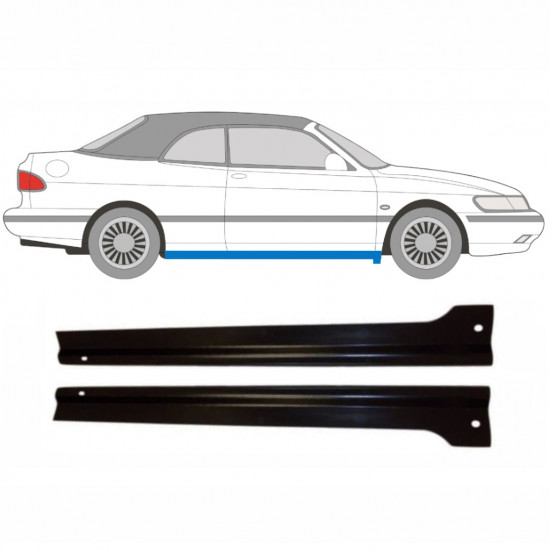 SAAB 900 1978-1998 DORPEL REPARATIEPANEEL / SET