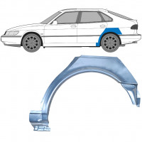 Reparatiepaneel achterspatbord voor Saab 900 1994-1998 / Links 6984