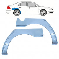 Reparatiepaneel achterspatbord voor Saab 9-3 2002-2012 / Links + Rechts / Set 9988