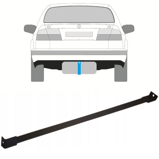 Brandstoftank klemmen voor Saab 9-5 1997-2010 15030