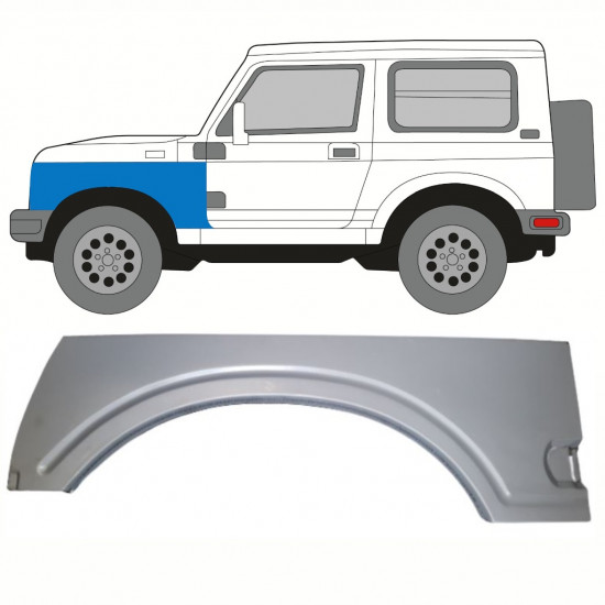 SUZUKI SAMURAI 1981-2004 REPARATIEPANEEL VOORVLEUGEL / LINKS