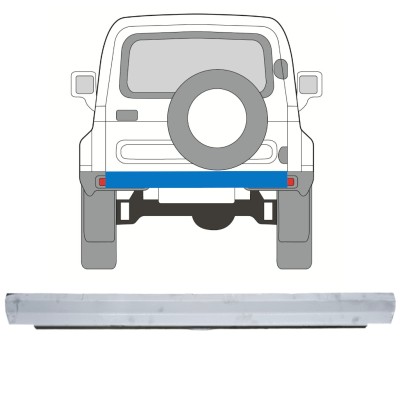 Binnen achterste reparatiepaneel voor Suzuki Samurai 1981- 16123