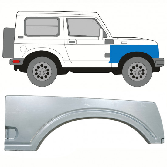 Reparatiepaneel voorspatbord voor Suzuki Samurai 1981-2004 / Rechts 8237