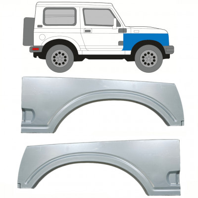 Reparatiepaneel voorspatbord voor Suzuki Samurai 1981-2004 / Links + Rechts / Set 10031