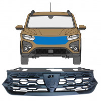 Grill voor Dacia Sandero 2021- 11549