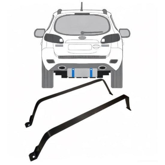 Brandstoftank klemmen voor Hyundai Santa Fe 2006-2012 9310