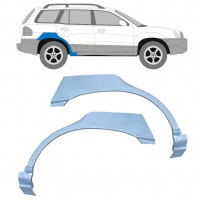 Reparatiepaneel achterspatbord voor Hyundai Santa Fe 2001-2006 / Links + Rechts / Set 10477