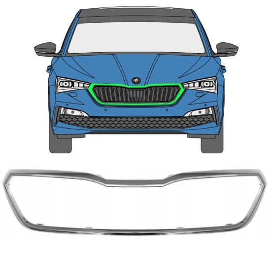 Frame van de grille