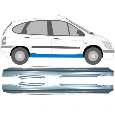 Reparatie dorpel voor Renault Megane / Scenic 1995-2003 / Links + Rechts / Set 9258