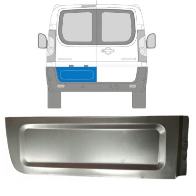 Buiten reparatiepaneel achterste deuren voor Fiat Scudo 2007-2016 / Links 15107