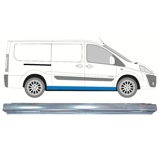 Volledige dorpel voor Fiat Scudo 2007-2016 / Rechts 7774