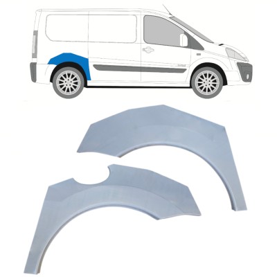 Reparatiepaneel achterspatbord voor Fiat Scudo 2007-2016 / Links + Rechts / Set 14580