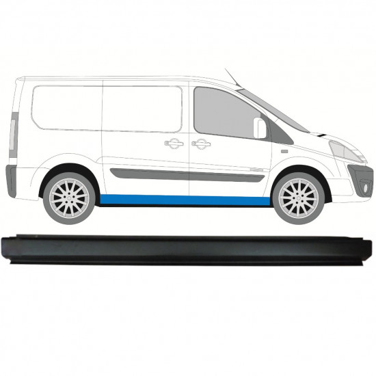 FIAT SCUDO DISPATCH EXPERT 2007- VOL DORPEL REPARATIEPANEEL / RECHTS