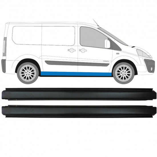 FIAT SCUDO DISPATCH EXPERT 2007- VOL DORPEL REPARATIEPANEEL / SET