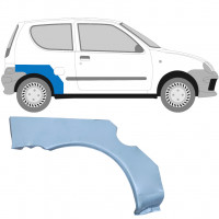 Reparatiepaneel achterspatbord voor Fiat Seicento 1998-2010 / Rechts 6512