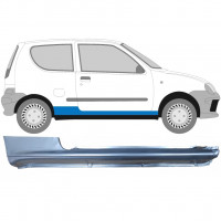 Volledige dorpel voor Fiat Seicento 1998-2010 / Rechts 6509