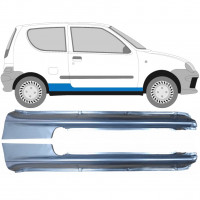 Volledige dorpel voor Fiat Seicento 1998-2010 / Links + Rechts / Set 9598