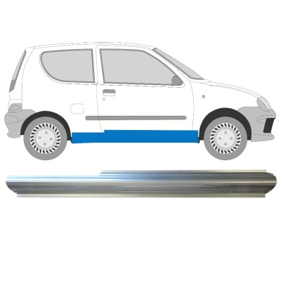 Reparatie dorpel voor Fiat Seicento 1998-2010 / Rechts 14717