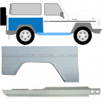 Reparatiepaneel dorpel + achterspatbord voor Mercedes G-Class 1979- / Rechts / Set 10003