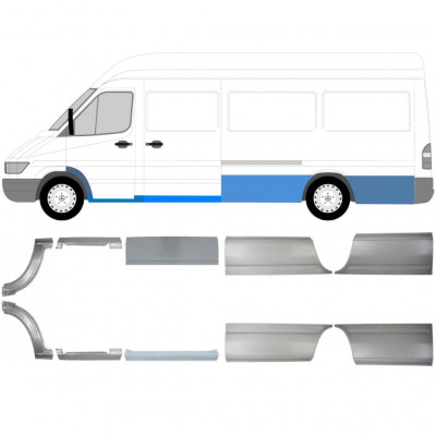 MERCEDES SPRINTER 1995-2006 GEMIDDELDE WIELBASIS REPARATIE PANEEL / SET 10