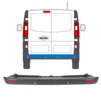 Achterbumper PDC met lamp voor Renault Trafic 2014- /  9942