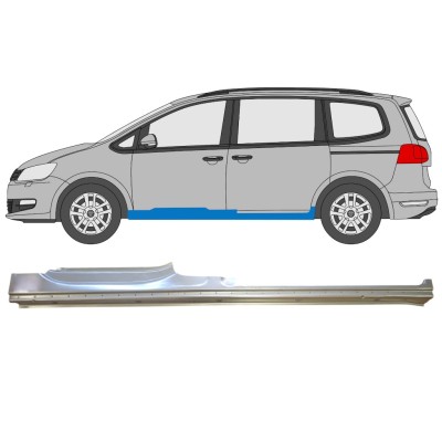 Volledige dorpel voor Volkswagen Sharan 2010-2022 / Links 14595