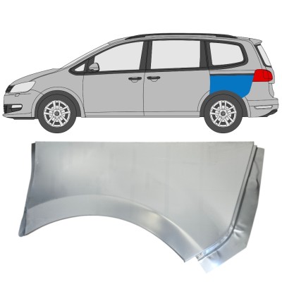 Reparatiepaneel achterspatbord voor Volkswagen Sharan 2010-2022 / Links 14598