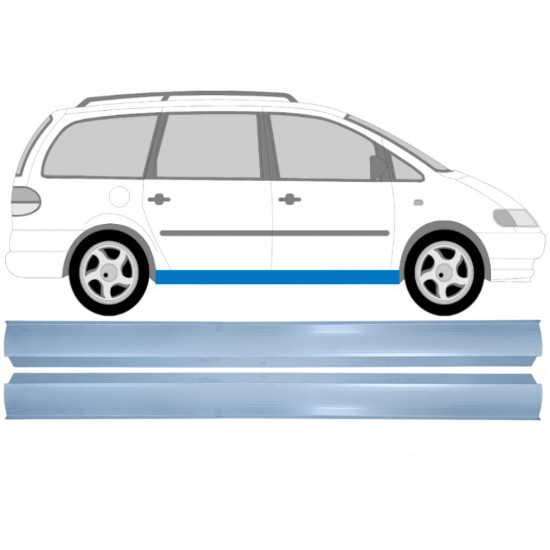 VW SHARAN GALAXY ALHAMBRA 1995-2010 DORPEL REPARATIEPANEL / RECHTS + LINKS / SET