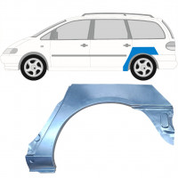 Reparatiepaneel achterspatbord voor VW Sharan Ford Galaxy 1995-2000 / Links 6590