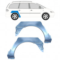 Reparatiepaneel achterspatbord voor Volkswagen Sharan 1995-2000 / Links + Rechts / Set 9290