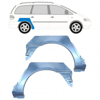 VOLKSWAGEN SHARAN 1995-2000 WIELKAST REPARATIE PANEEL / SET