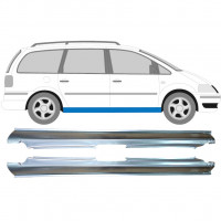 Volledige dorpel + reparatiepaneel achter spatbord voor Volkswagen Sharan 1995-2000 / Set 9490