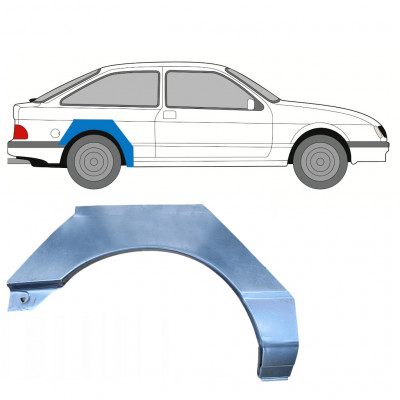 Reparatiepaneel achterspatbord voor Ford Sierra 1982-1993 / Rechts 7387