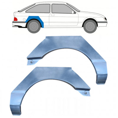 Reparatiepaneel achterspatbord voor Ford Sierra 1982-1993 / Links + Rechts / Set 9721