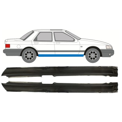 Volledige dorpel voor Ford Sierra 1982-1993 / Links + Rechts / Set 9774