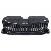 Zwarte grill voor Skoda Fabia 2014-2018 7544